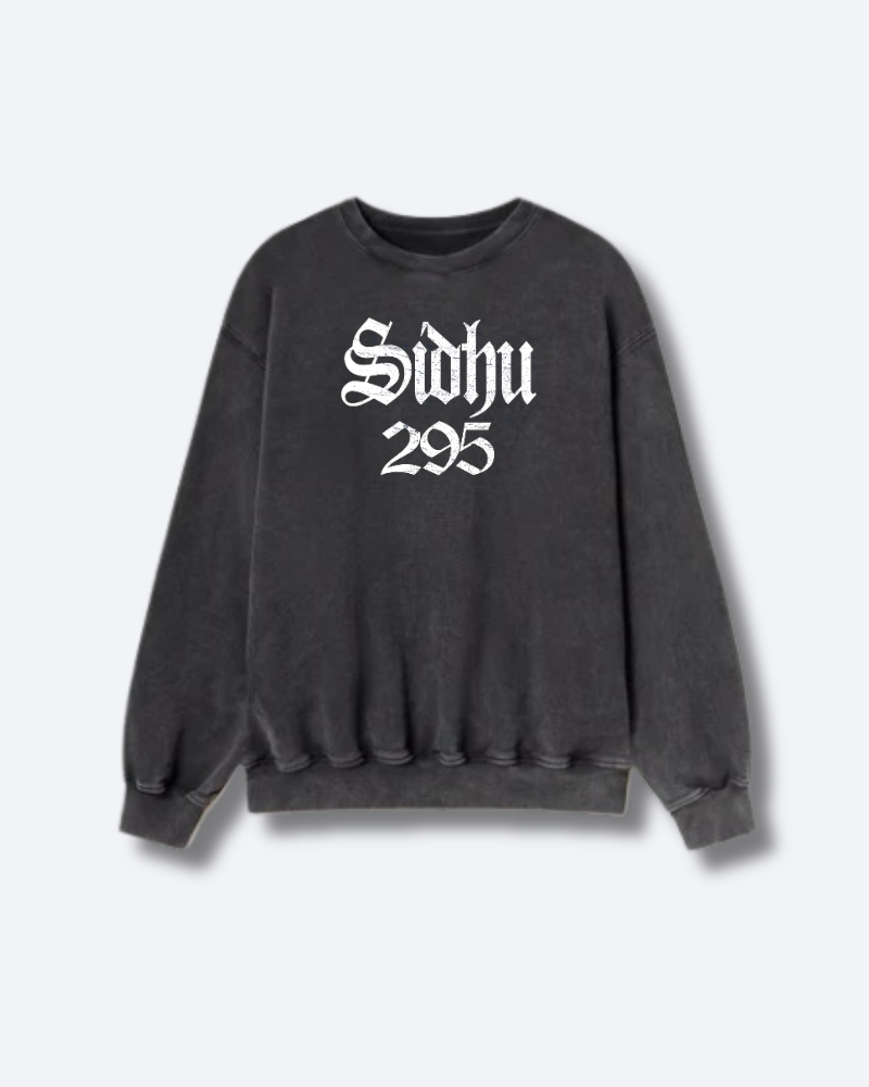 295 Black Crewneck