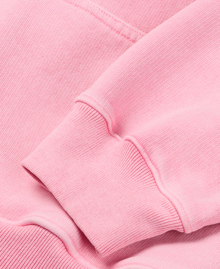 Essential Boxy Hoodie-Pink