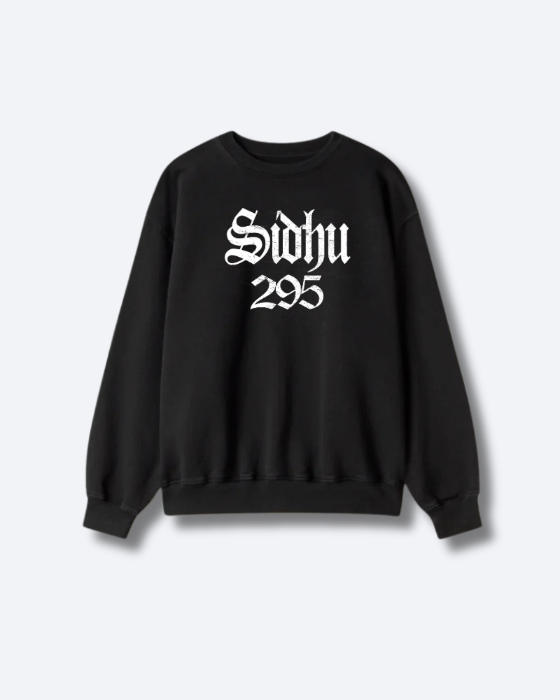 295 Black Crewneck