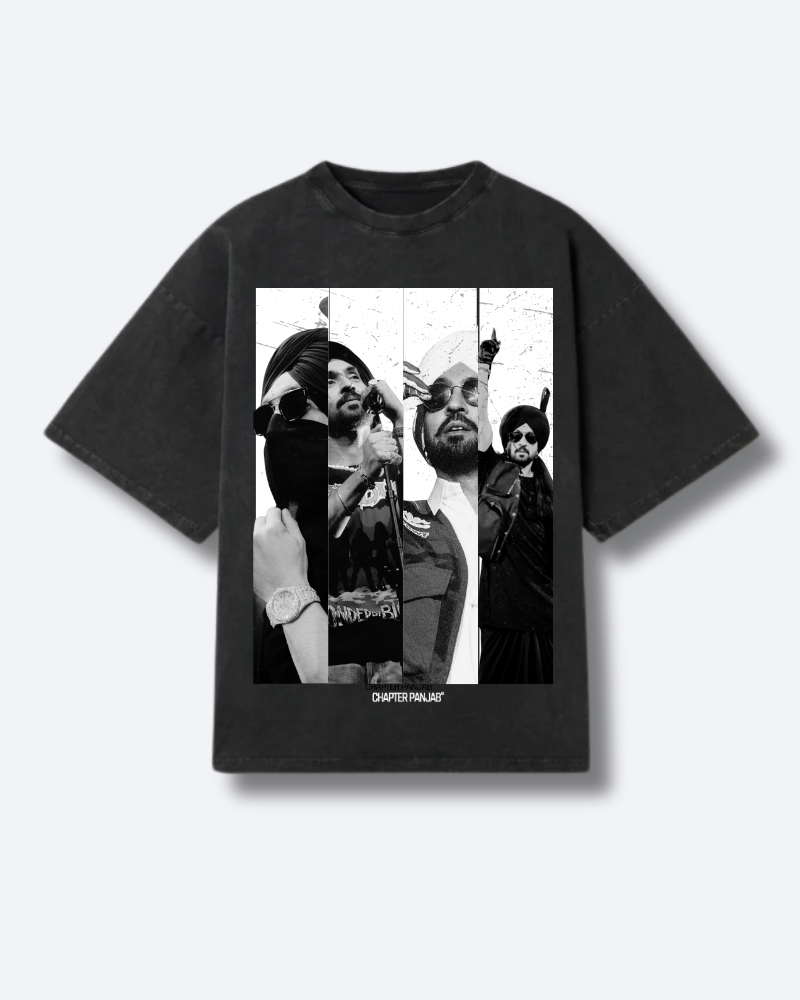 Diljit Dosanjh T-Shirt - Vintage Black